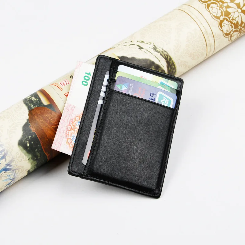 Кошелек из натуральной кожи с блокировкой Rfid для кредитных карт защита