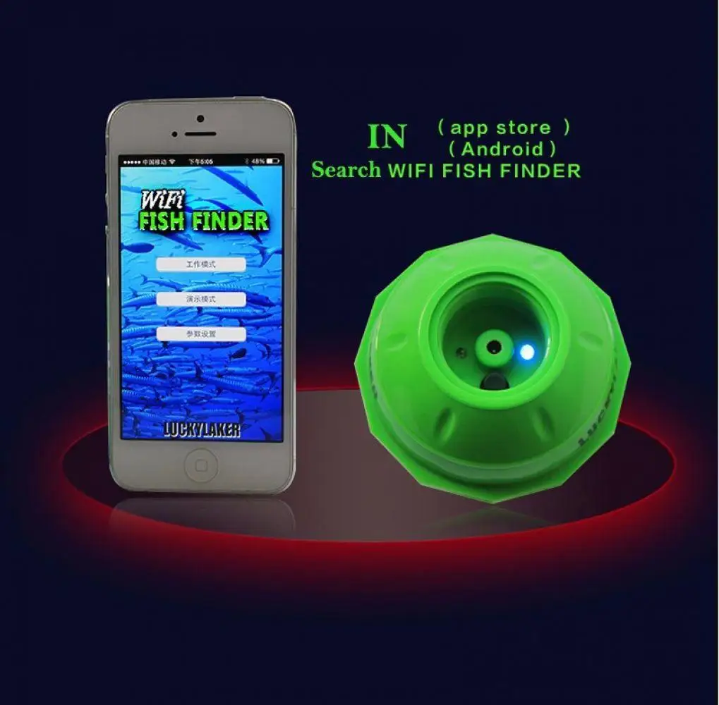 Лучший Wi Fi беспроводной рыболокатор русский сонар Fishfinder приложение лучший более