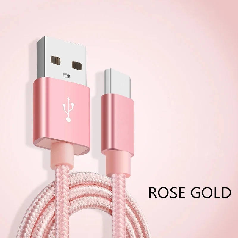 Ультра длинный нейлоновый Плетеный зарядный usb-кабель для IPhone/Android/type-C(3,3 фута = 1 м 6,6 фута = 2 м 9,9 фута = 3 м