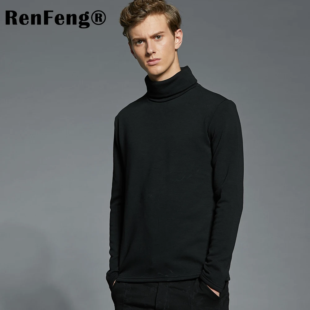 Мужская Облегающая майка в стиле ретро пуловер джемпер водолазка нижнее белье