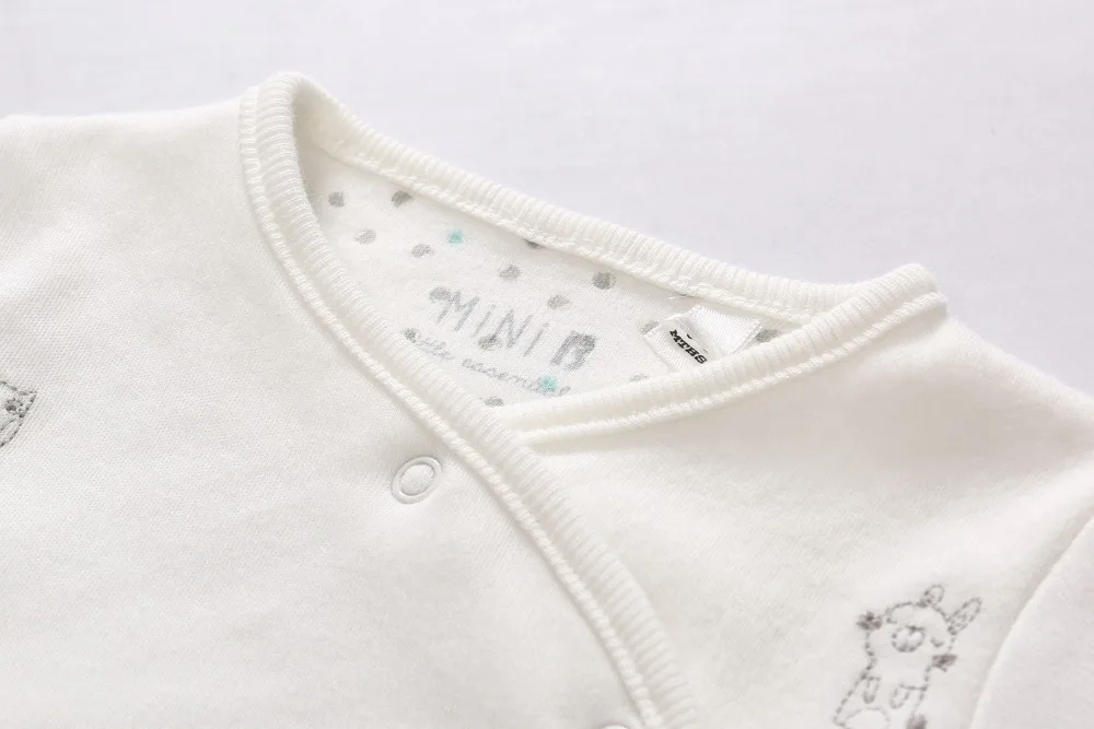 Мягкие комбинезоны с длинными рукавами для маленьких мальчиков и девочек Одежда