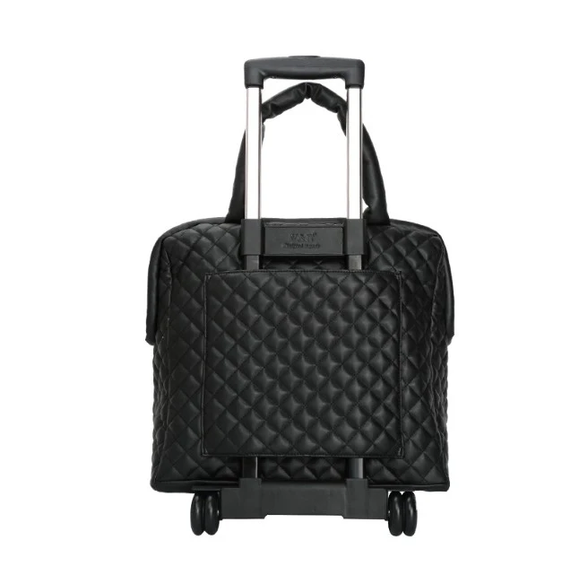 18 inch spinner Travel tale 18 дюймов женская кожаная сумка для переноски на руку, сумка для багажа, kinder, Тележная дорожная сумка - Цвет: 18 inch spinner