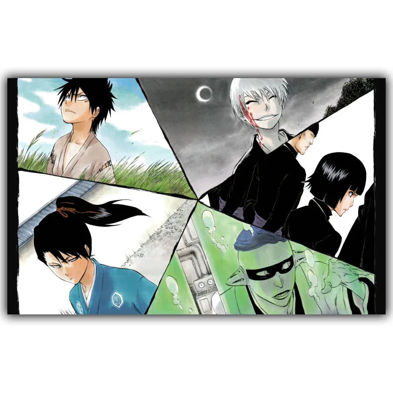 Домашний декор японского аниме стены прокрутки постер BLEACH Ichimaru Gin Byakuya весь|scroll