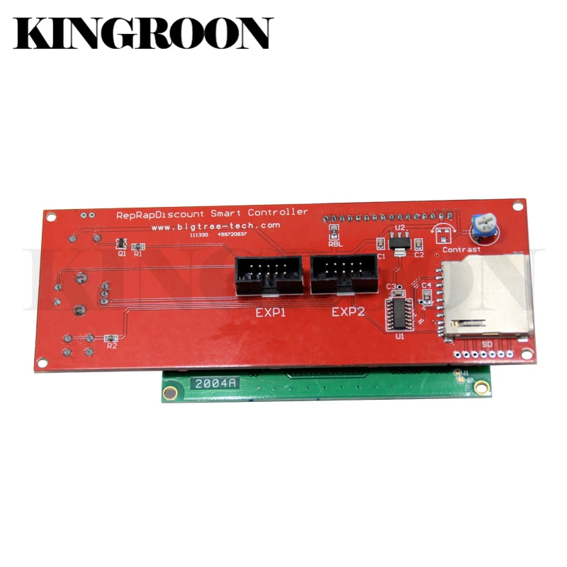 2004 LCD 3D принтер Reprap Smart Control ler плата Ramps 1 4 ЖК дисплей управление смарт адаптер