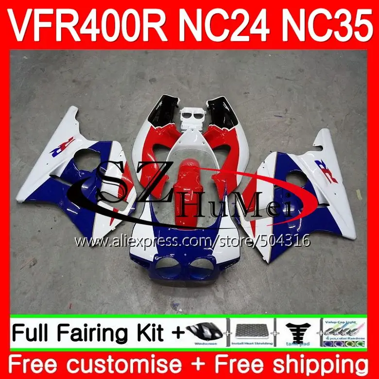 RVF400R для HONDA VFR400R RR NC24 87 88 94 95 96 125SH. 19 в наличии синий NC35 V4 VFR 400R 1987 1988 1994 1995 1996