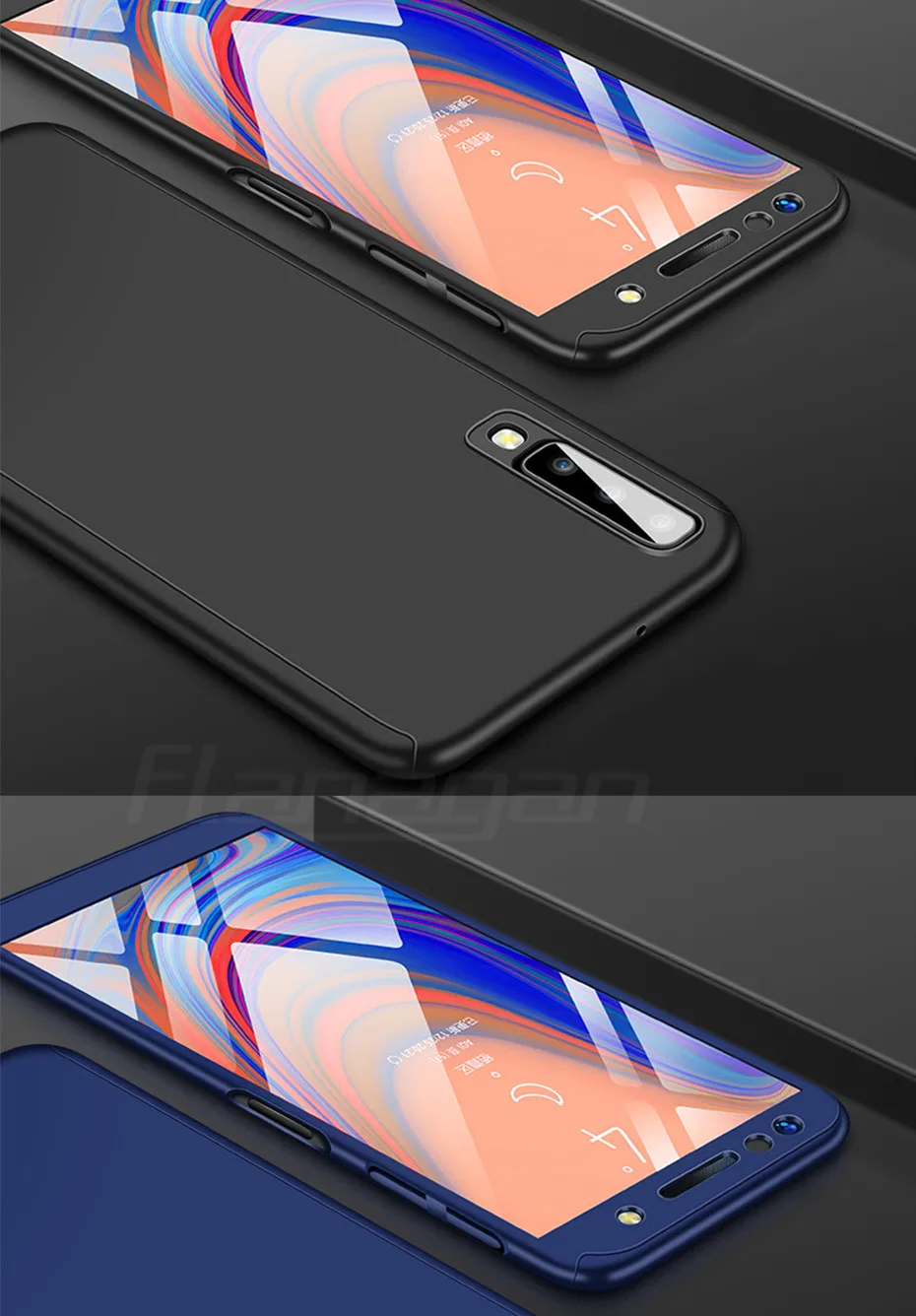 360 противоударный чехол для телефона для samsung Galaxy A7 A6 A8 J4 J6 плюс A9 крышка чехол для samsung A30 A50 M10 M20 J2 Core A10 чехол