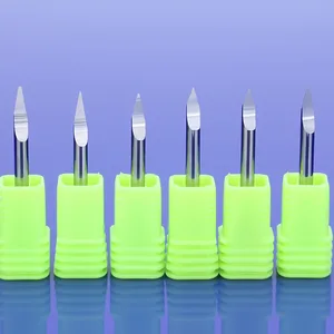 10 шт. 3 а высокое качество 3,175 мм фреза с чпу точный шлифовальный V-образный карбид PCB гравировальные биты фреза