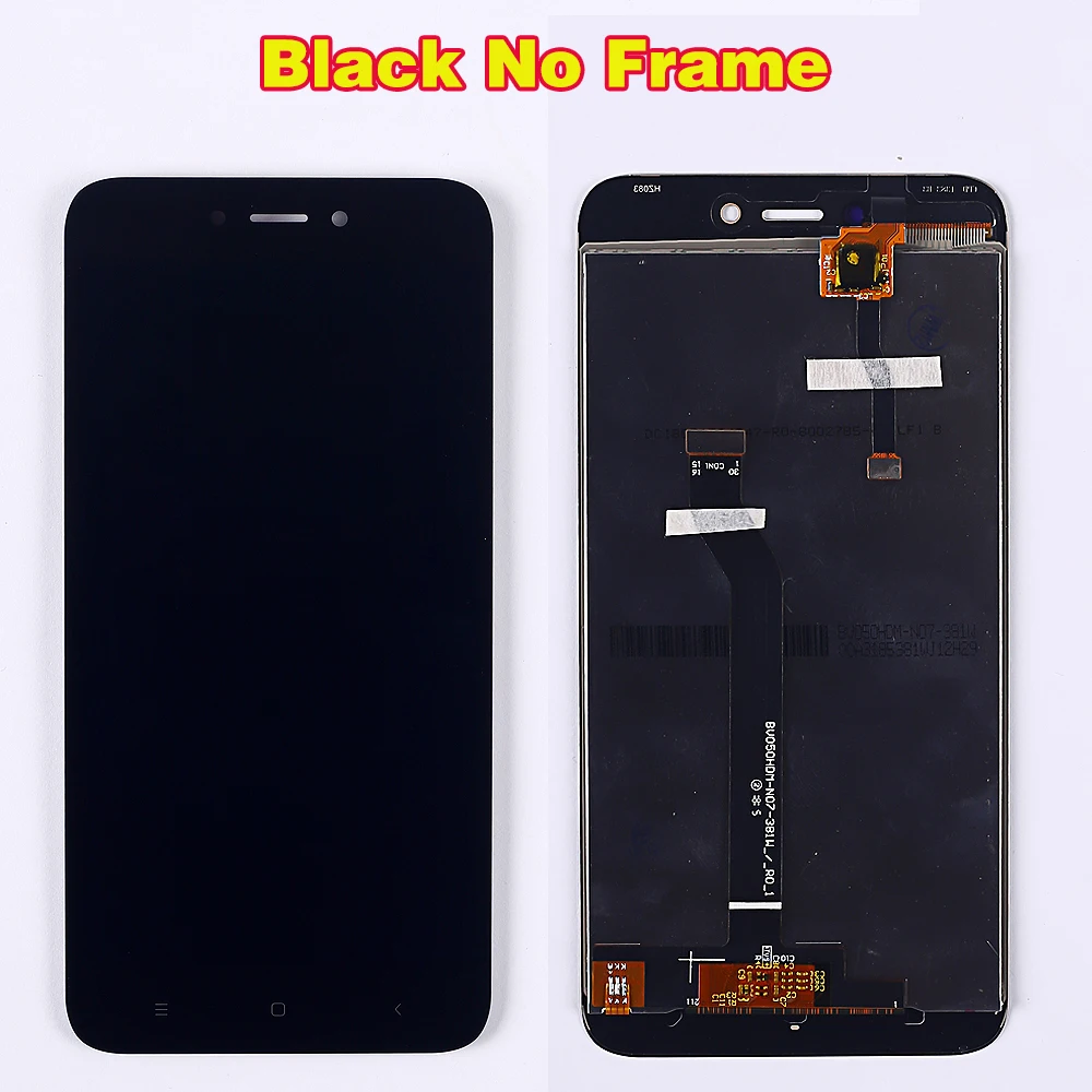 Протестированный ЖК-дисплей для Xiaomi Redmi 5A 5,0 дюймов кодирующий преобразователь сенсорного экрана в сборе черная рамка с бесплатным инструментом стеклянная пленка