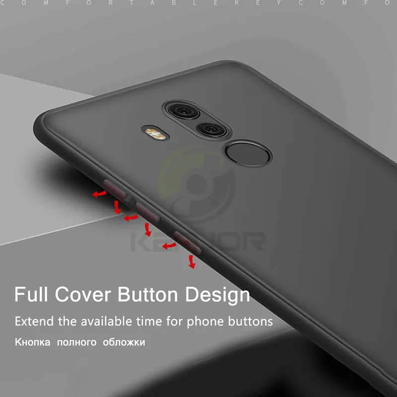 Чехол для Huawei Mate 20 Lite чехол из ТПУ мягкий матовый Ультратонкий бампер