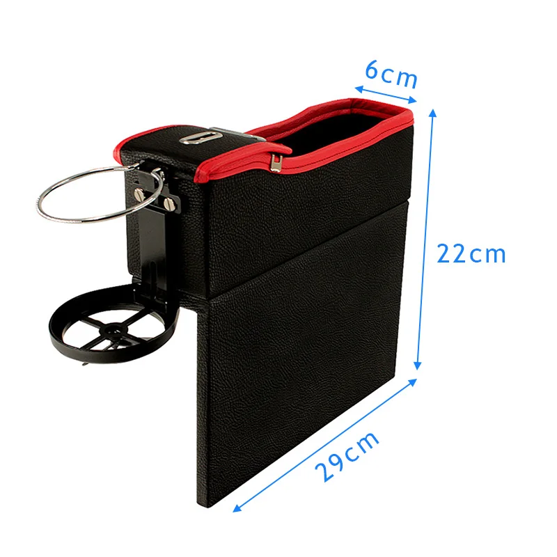 Модная Автомобильная консоль коробка для хранения сидений монета боковой карман