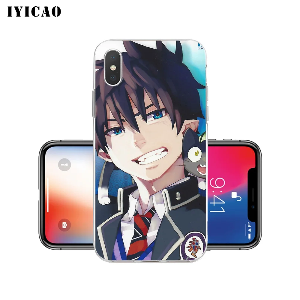 IYICAO Мягкий силиконовый чехол для iPhone X XR XS MAX 6 6s 7 8 Plus 5 SE Plus|Чехлы-накладки| |