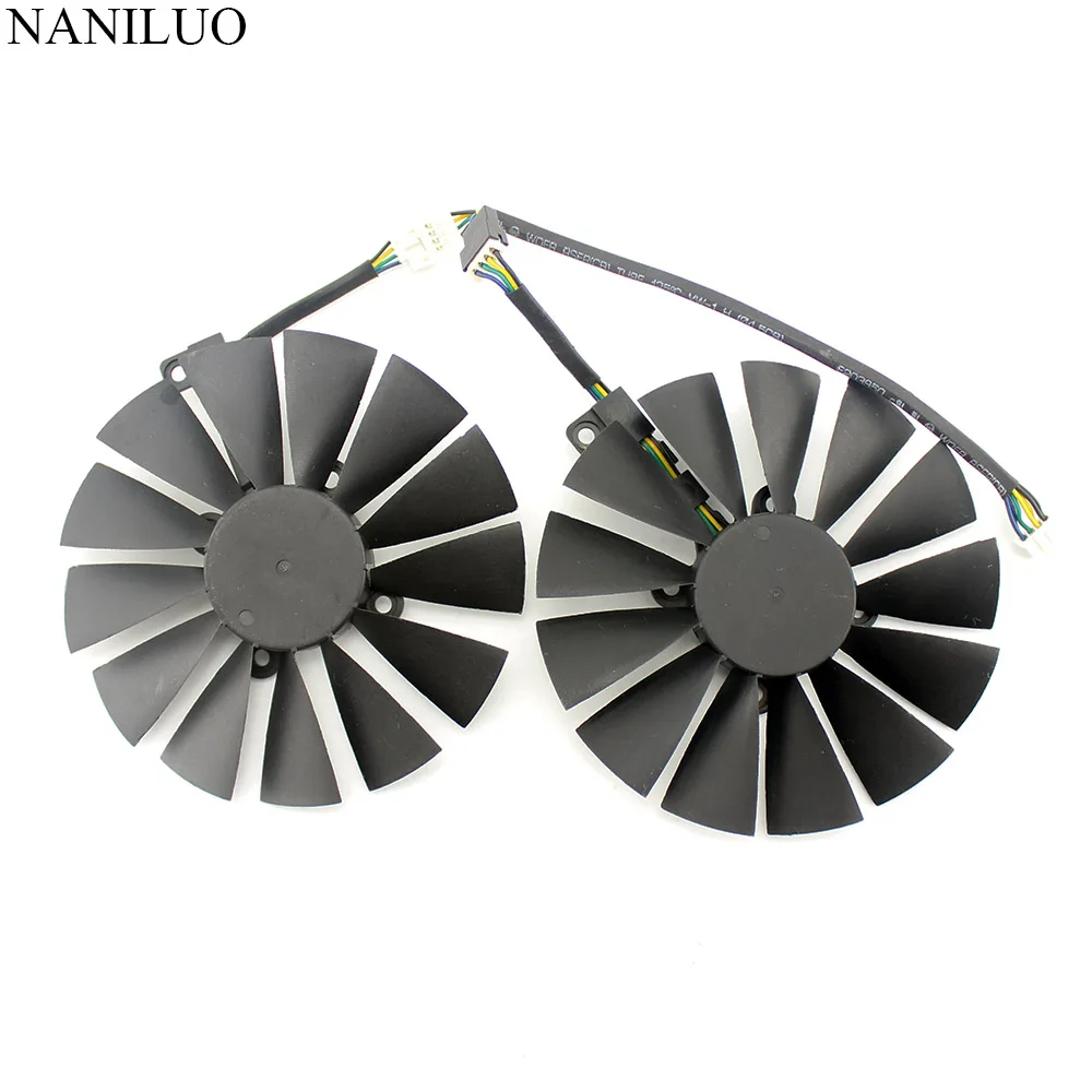

95MM 4Pin New PLD10010S12H Cooler Fan For ASUS ROG STRIX Dual RX 470 580 570 RX470 GTX 1050Ti GTX1080Ti Video Card Replacement