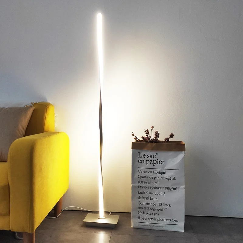 Nordic design LED floor lamp modern standing vloerlamp lamps for living room Free Shipping S9A3X5S6Z6 | Лампы и освещение