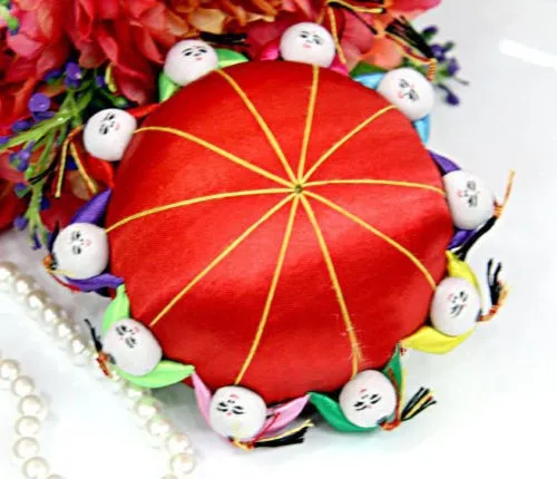 Оптовая продажа 5 шт. китайский шелк ручной работы швейный инструмент винтажная