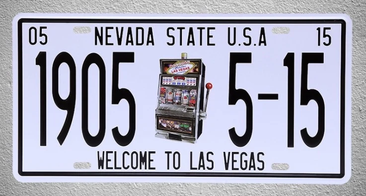 

1 pc Nevada Las Vegas Casino Chips cards gambel Tin Plates Signs Brussel wall man cave Decoration Metal Art Vintage Poster
