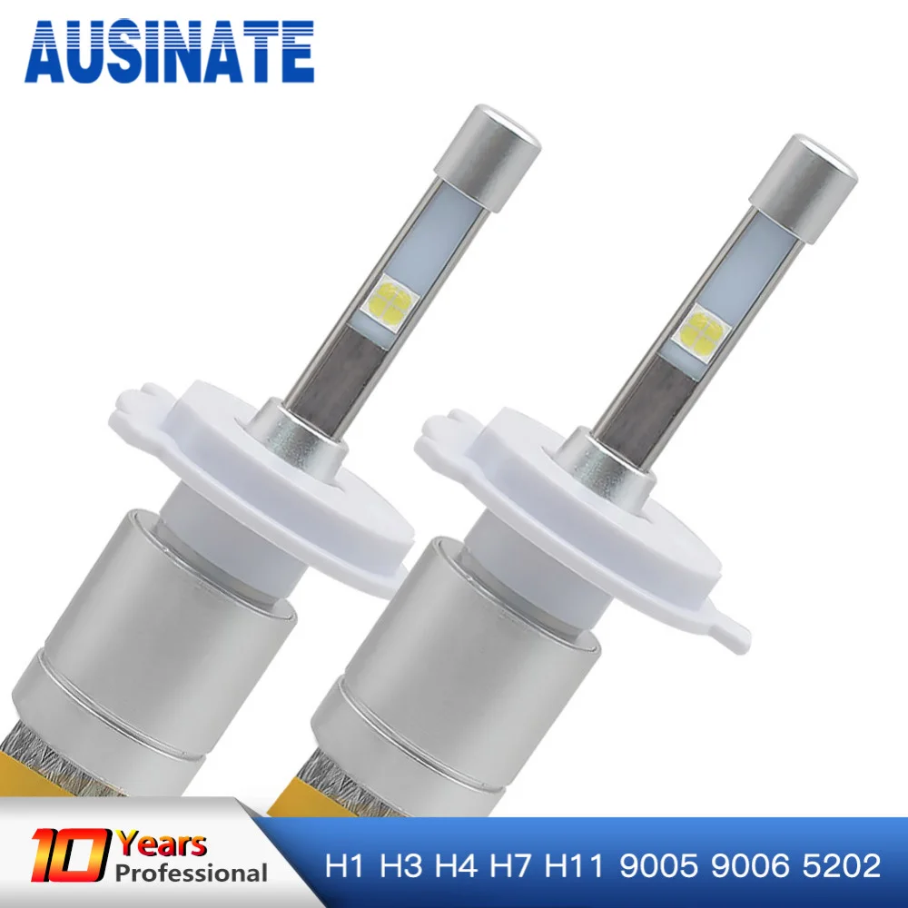 H7 светодиодный H1 H3 H4 H11 H8 H9 9005/HB3 9006/HB4 5202 80 Вт 9600LM фар 6000 К авто передняя лампа противотуманных фар с возможностью креативного освещения автомобильное освещение 12V