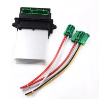 Resistor and Wire Автомобильный 6441. L2 нагреватель воздуходувки резистор и разъем/провода для Renault Citroen C2 C3 C5 peugeot 406 107 207 607 6441W6 7701207718 - Цвет: Resistor and Wire
