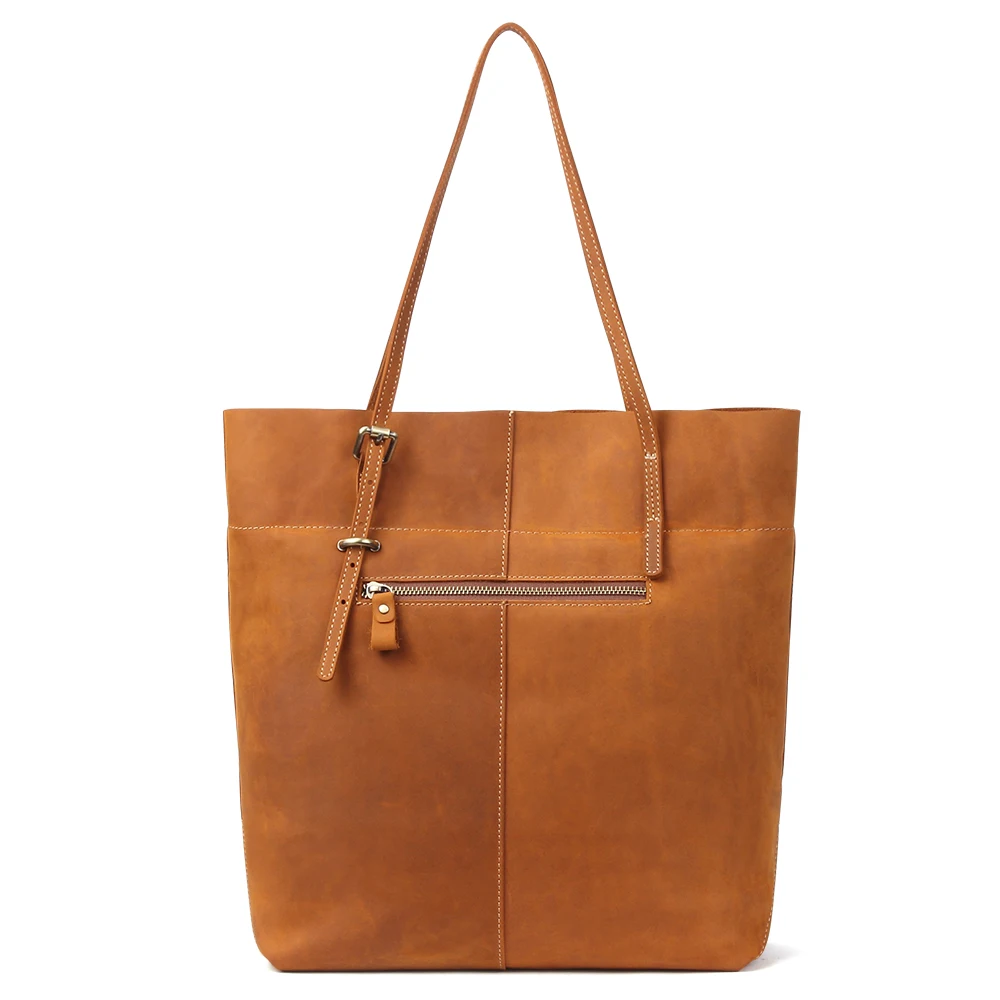 

Women Genuine Leather Capacity Tote Bolsos Shoulder Bag Cowhide Ladies Casual Shopping Bag Feminina3013