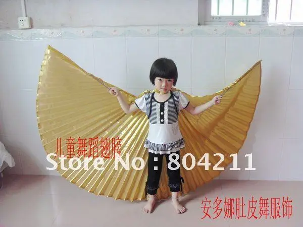 Новый высококачественный Детский костюм для танца живота крылья Исиды/крылья