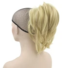 Soowee вьющиеся когти конский хвост, шиньоны, синтетические волосы, блонд, бордовый, заколки для наращивания, маленький конский хвост, ролик для волос