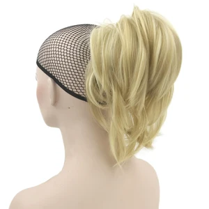 Soowee вьющиеся когти конский хвост, шиньоны, синтетические волосы, блонд, бордовый, заколки для наращивания, маленький конский хвост, ролик для волос