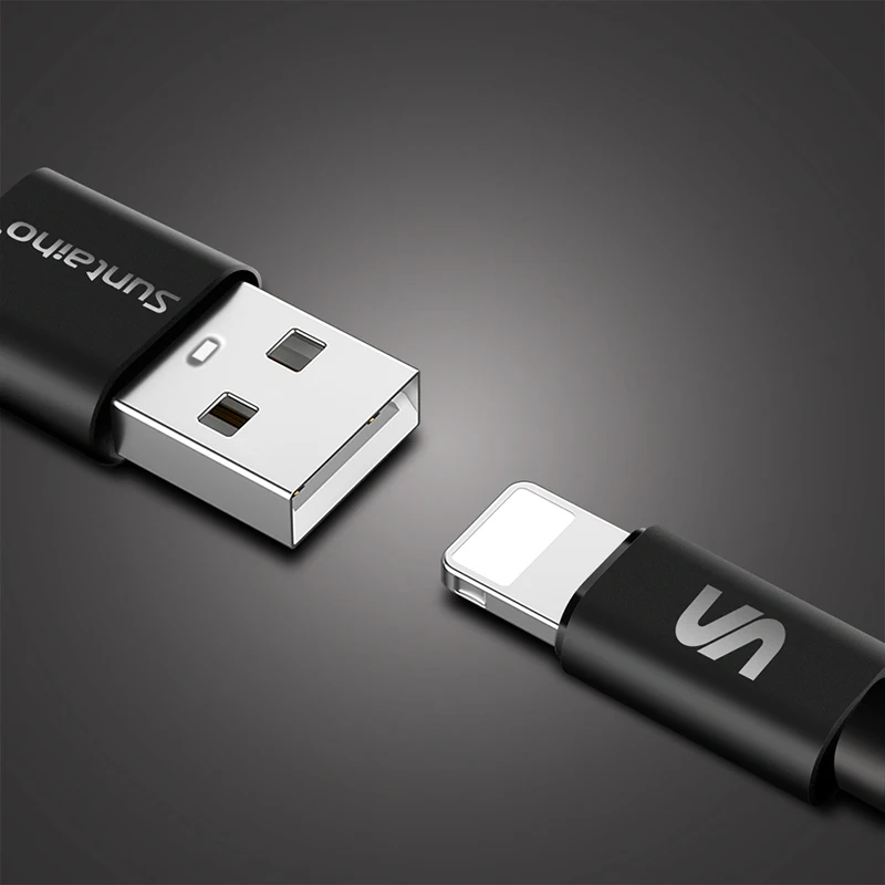 10 шт. в упаковке Suntaiho для быстрой зарядки USB Кабель адаптер iPhone X 8 7 6 6s Plus