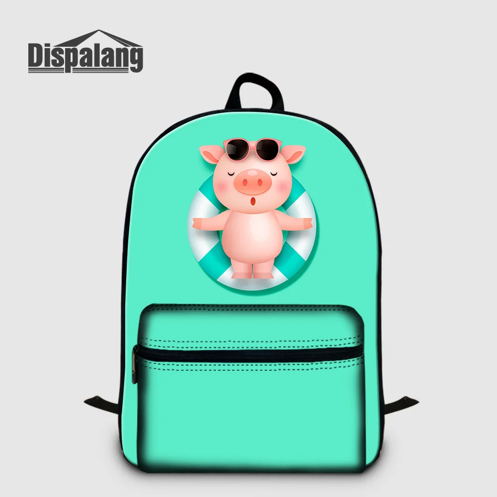 Dispalang розовый рюкзак для ноутбука с рисунком кошки для женщин, повседневный рюкзак с изображением животных, холщовые школьные сумки для студентов колледжа, женские сумки - Цвет: Backpack29