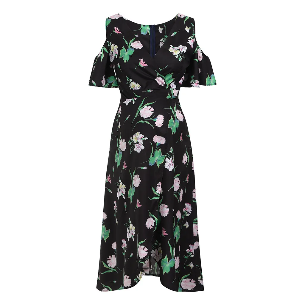 Платья для беременных Подставки фотографий женщина v образным вырезом Макси