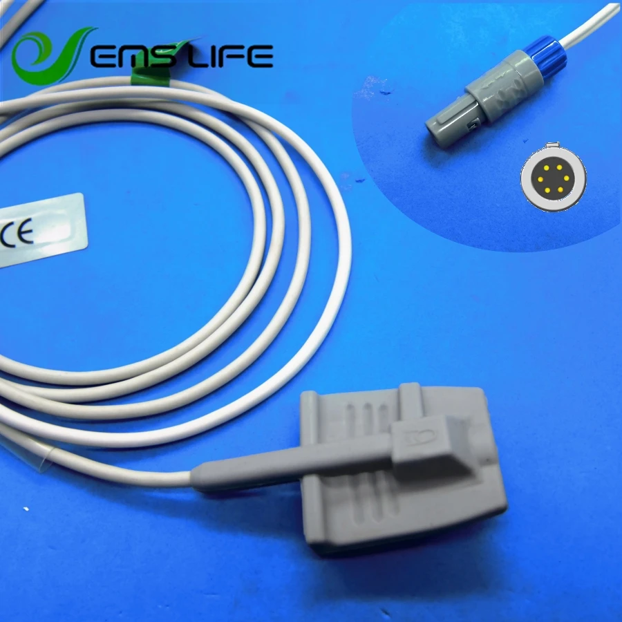 

Long cable adult soft silicone spo2 sensor for unicare F5 digital fetal nomitor