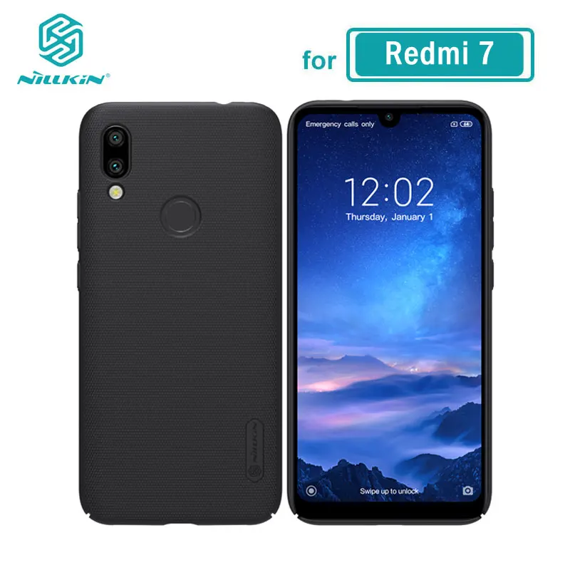 Redmi 7 Чехол Nillkin Матовый Щит Матовый Твердый переплет Чехол Для Xiaomi Redmi 7 6.26 ''