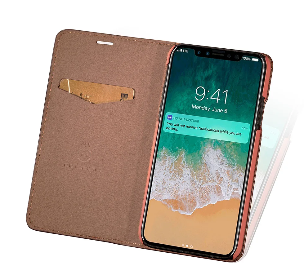 Ручная работа для iphone 7, 8 Plus, чехол для iphone 6, 6s Plus, кожаный чехол, флип-чехол, роскошный iphone X, подставка, кошелек, чехол для телефона, для карт