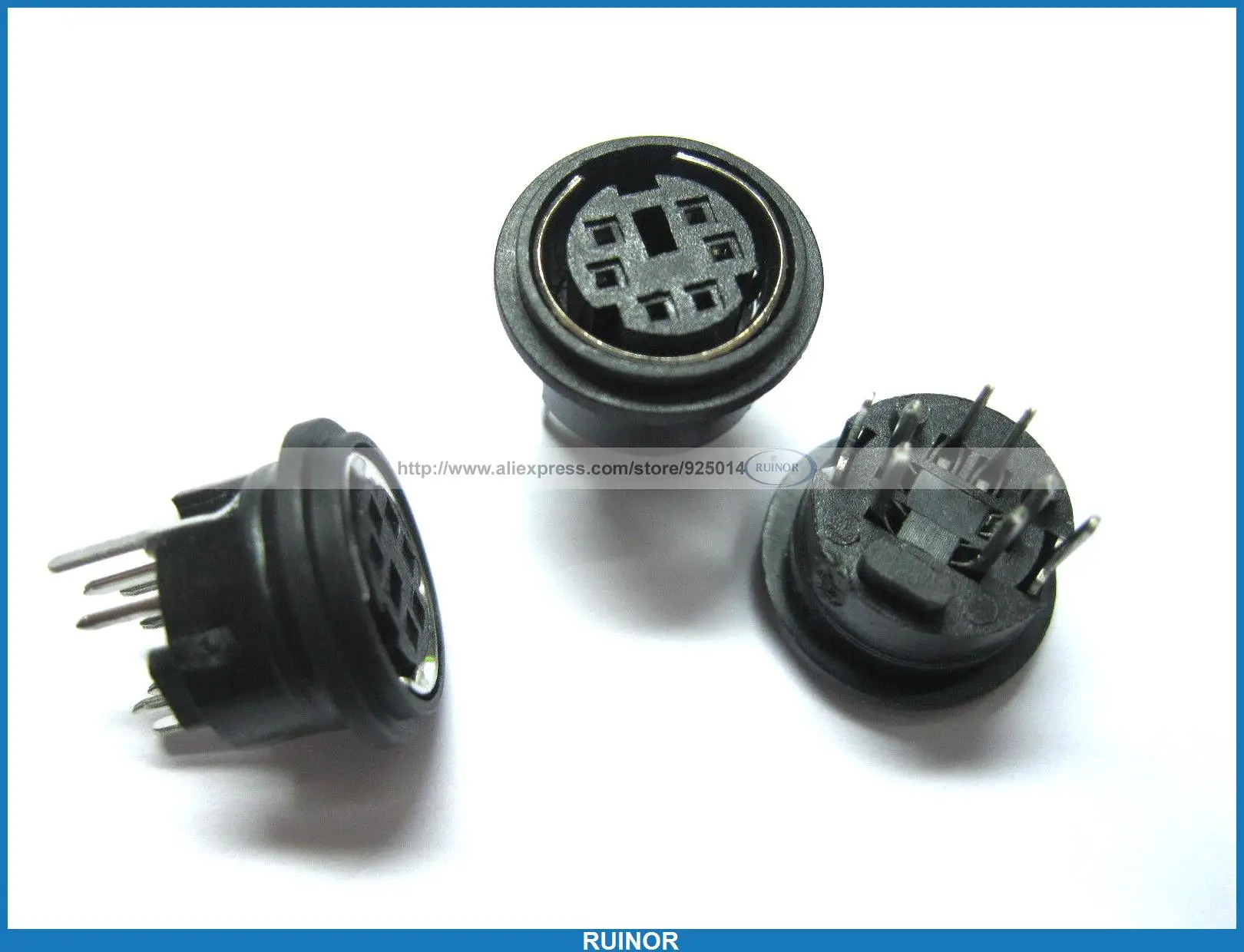 20 шт. мини 6 Pin круговой PCB крепление DIN разъем|connector circular|connector dinconnector |