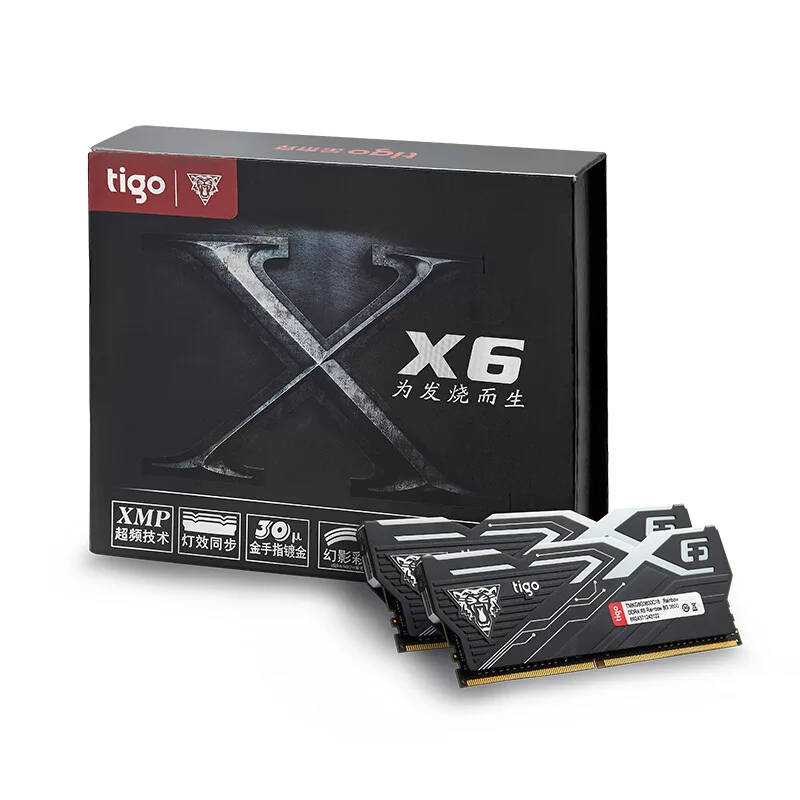 Tigo High end PC игровой памяти Оперативная память 16 ГБ DDR4 3200 мГц фишек бренда D для