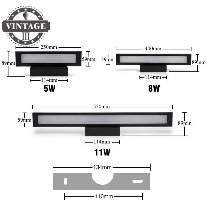 Винтажный светильник для ванной комнаты 5 Вт 8 11 Вт|bathroom led mirror light|led lightmirror light |