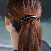 women headwear banana hair clip for girls vintage hairgrips fashion ponytail holder black hair accessories for women