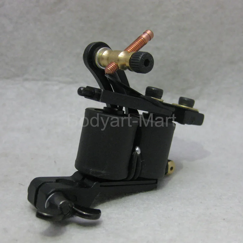 Новая Профессиональная тату машина 10 намоток черный пистолет для начинающих