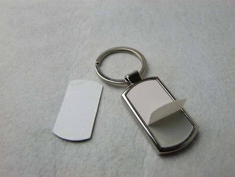 

10pcs/lot Blank Sublimation Shield shape metal key chain bag pendants custom print photo OPP packing k3