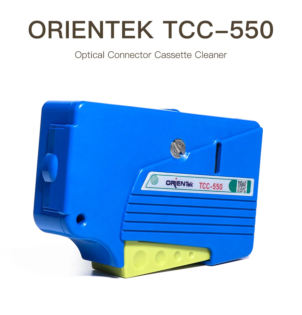 Ориентек волокно очиститель TCC-550 волоконно-оптический разъем очиститель оптическая кассета Чистый инструмент SC/FC/ST/LC/MU/PC/APC