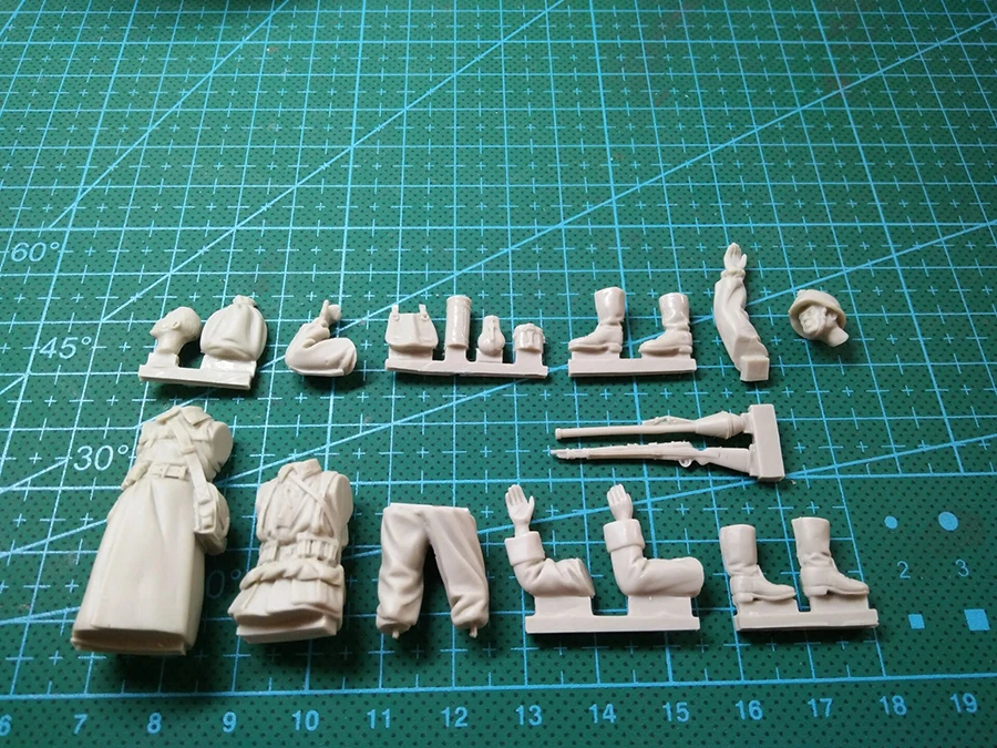 Сборка Неокрашенная масштаб 1/35 капитуляция русский взятый рисунок история модель смолы