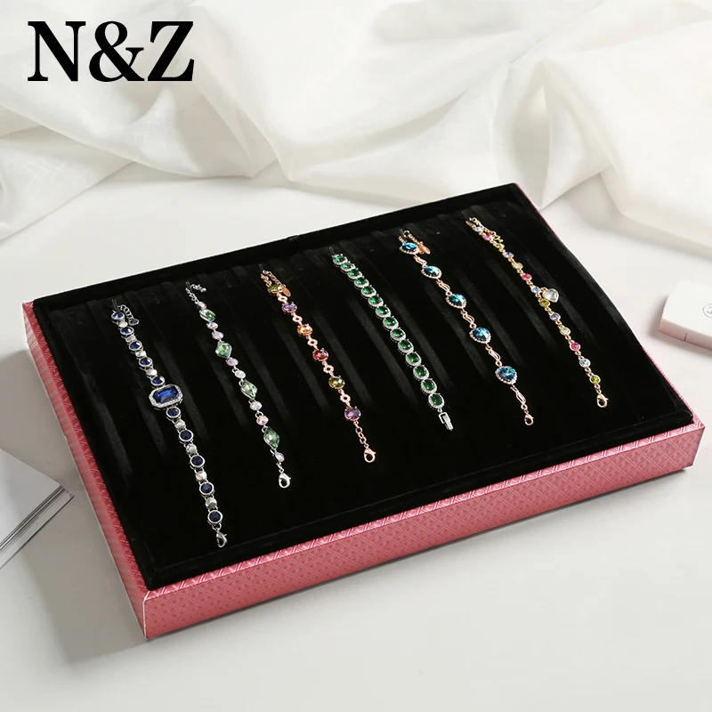 N &amp Z новый Поднос дисплея ювелирных изделий может съемный роскошный показ