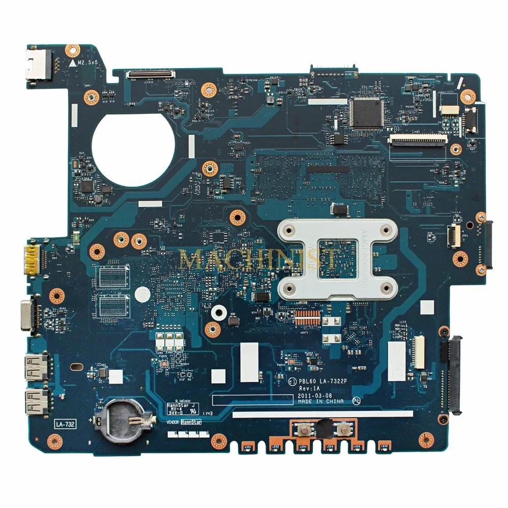 Материнская плата PBL60 для ASUS K53U X53UX53B K53B X53BY X53BR K53BY ноутбука rev:1A бесплатная