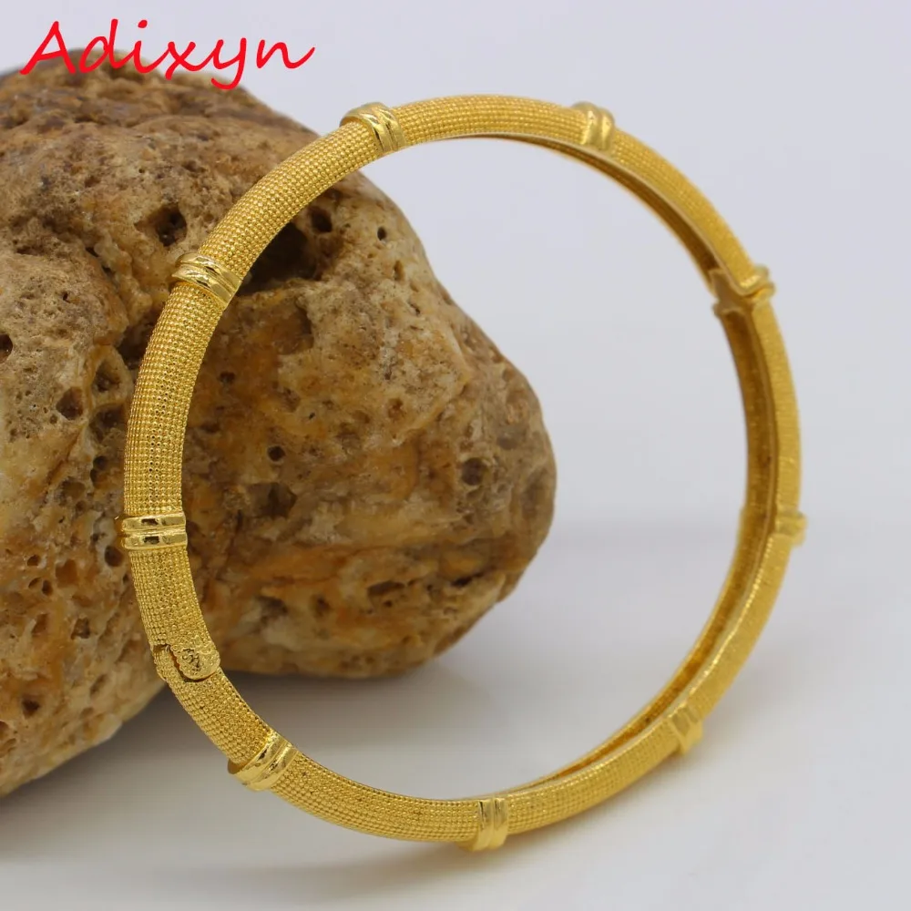 Adixyn Ellipse браслеты &quotДубай&quot для женщин и девочек золотой цвет