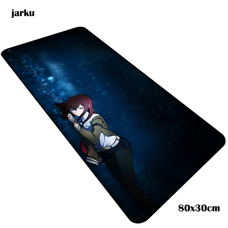 Steins Gate коврики 800x300x3 мм инди-поп игровой коврик для мыши и клавиатура Коврик для мыши с изображением властная ноутбук аксессуары для геймеров padmouse коврик