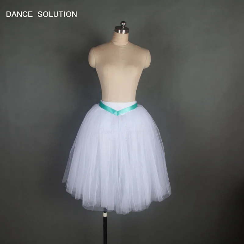 5 Layers of Soft Tulles Ballet Tutu Skirt with Ribbon in the Waist Line and Big Bow at Back 3 Colors Available 17309 | Тематическая