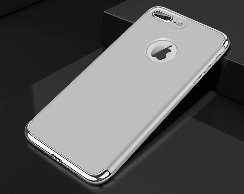 Роскошный 360 чехол для телефона с полным покрытием для iphone 6 6s 7 8 5 5S SE X XS Max XR PC матовый Жесткий Чехол для iphone 7 Plus чехол