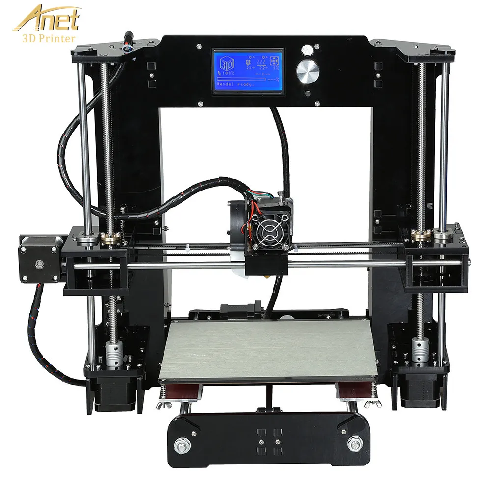 Anet A6L 3D принтер с самонивелирующимся высокоточным офлайн печатным столом DIY Kit