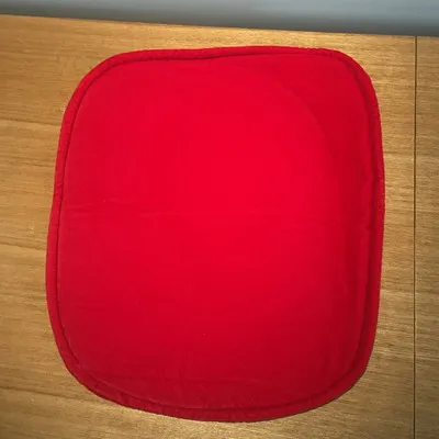Red Подушка для сиденья, обеденный стул, ткань для диванных подушек, европейская подушка для стульев, Красивая красочная ткань, коврик для обеденного стула, 1 шт - Цвет: Red