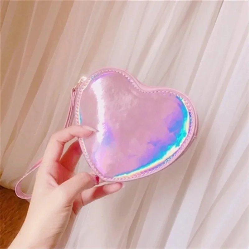 Женский кошелек с голограммой Milk bear маленький из искусственной кожи на молнии