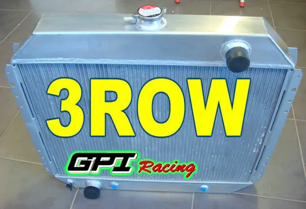 62 мм с наружной резьбой 3ROW Алюминий радиатора для FORD F100 F150 F250 F350 V8 67-81 мустанга F-250 |