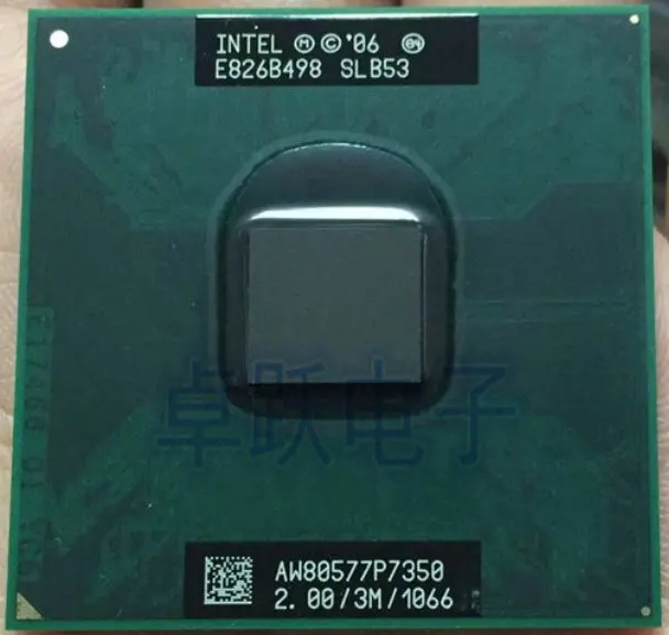 Процессор Intel для ноутбука P7350 SLB53 2 0/3M/1066 PGA официальная версия разные детали
